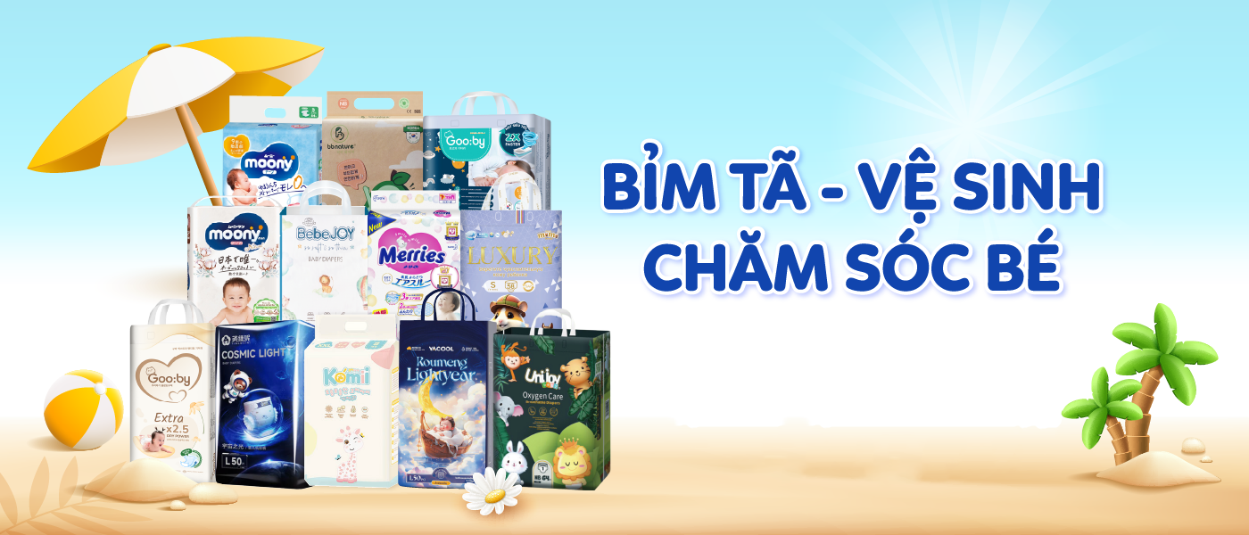 Bỉm tã - Vệ sinh chăm sóc bé